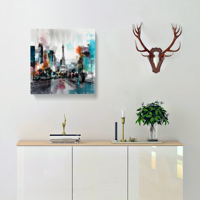 Modern Wall Art - Wrapped Canvas, 35cm H x 35cm W x 3cm D