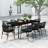Khurshida Rectangular 6 - Person 78.7" Long Dining Set with Cushions-1399992121-1357607248