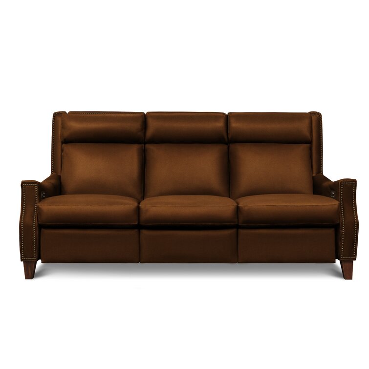 Furniture Kavier 90 Leather Sofa with Power Foot Rest, Created