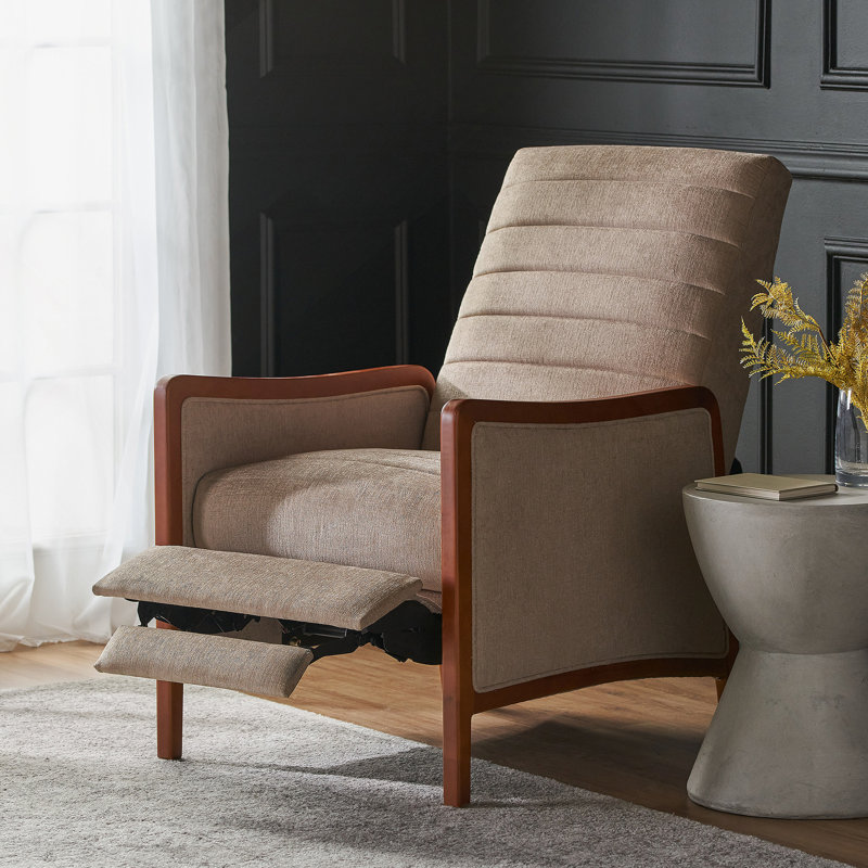 Fauteuil inclinable Mid-Century, Sable