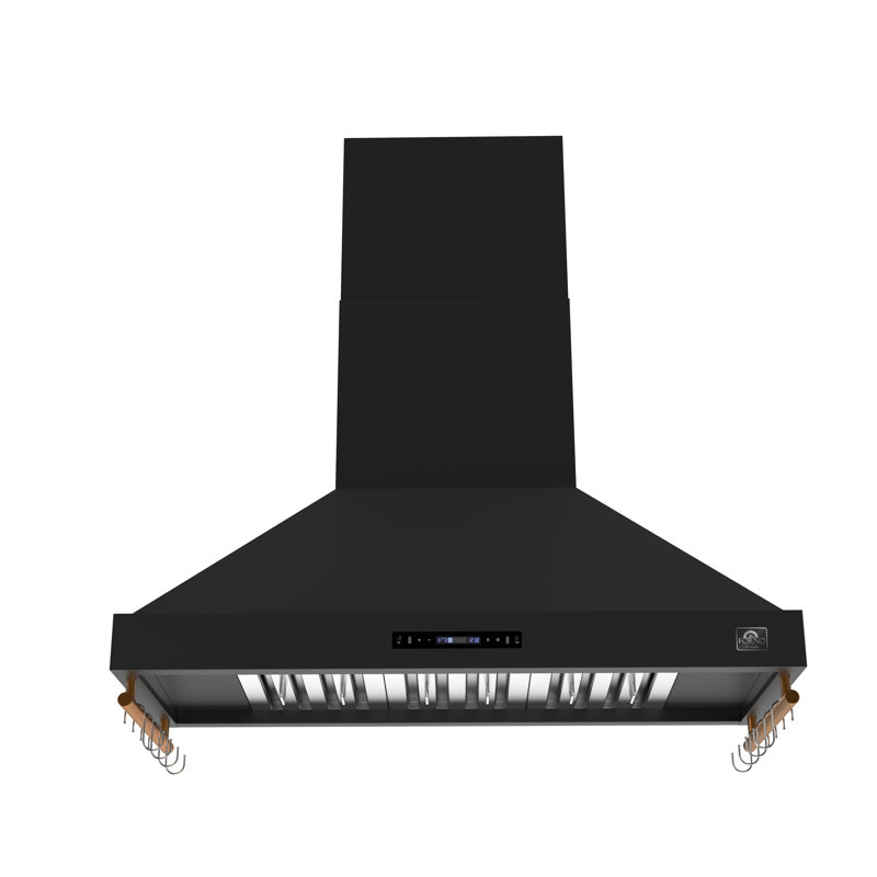 Venezia 48 Wall-Mounted Hood Black, Black