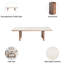 Kip Travertine Coffee Table