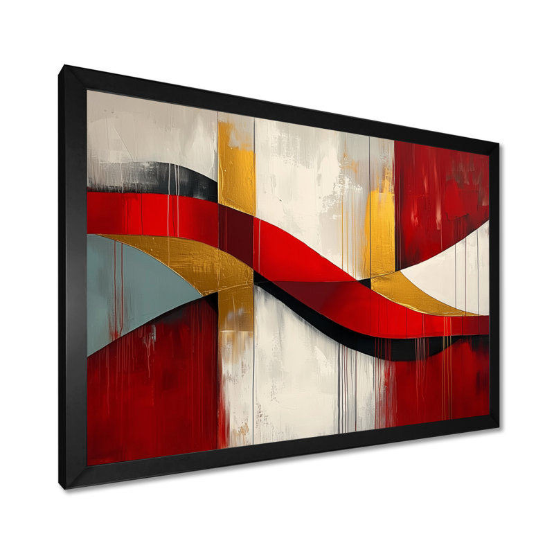 «Sub subtile terrain of Volcano Colors II», art mural abstrait minimaliste, H 12 po x l 20 po, Cadre simple, Noir