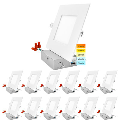 6 in. Selectable Dimmable LED Canless