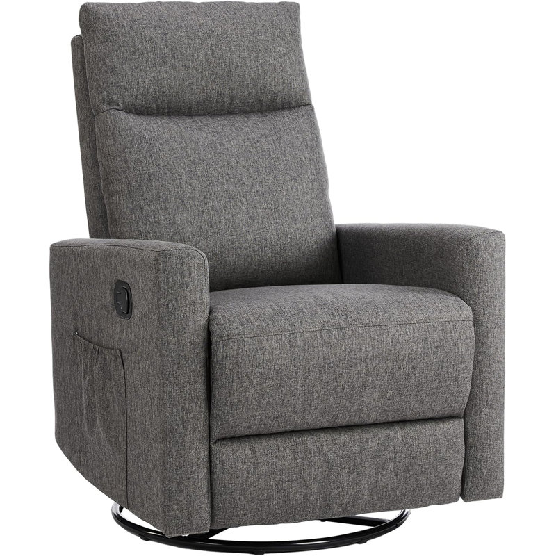 Chaise berçante pivotante, Gris