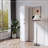 Freestanding  Cabinet with Inadjustable Shelves and two Doors-2145162861