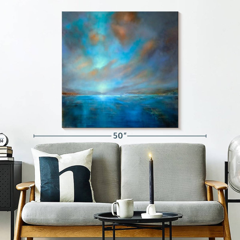 Blue Expanse, 33" H x 33" W