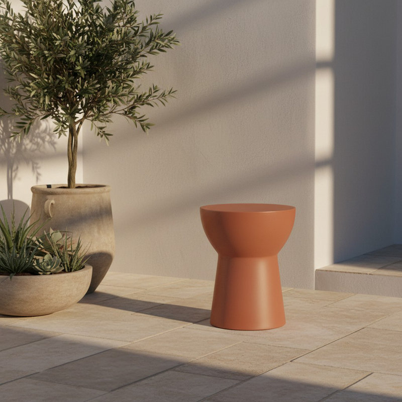 Table d'appoint Lumira, Terracotta