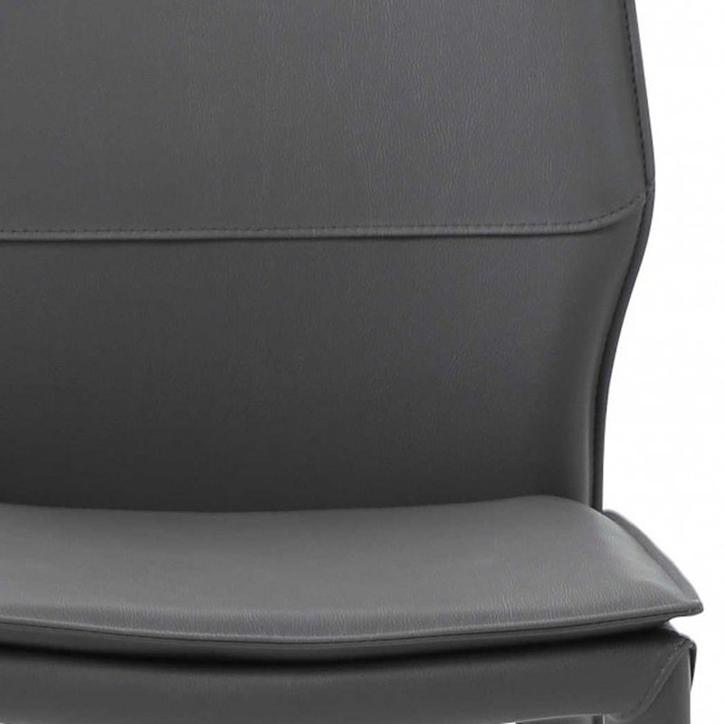 Jahmar 17'' H Upholstered Side Chair, Dark Gray, 1