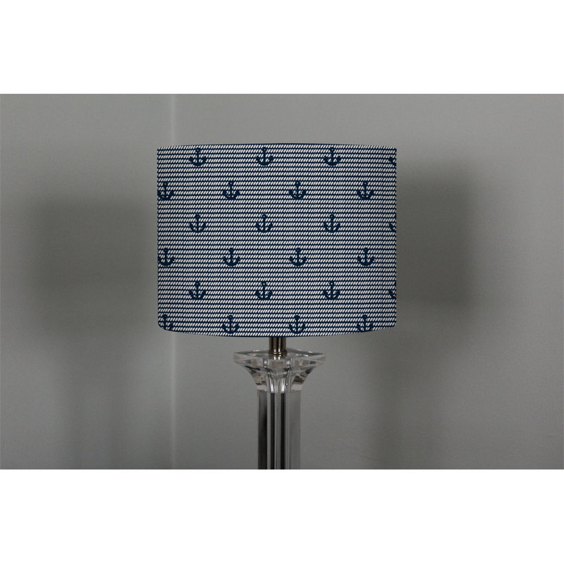 Cotton Drum Lamp Shade ( Uno ), 22cm H x 25cm W x 25cm D