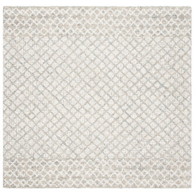 Crowe Hand Tufted Wool Geometric Rug