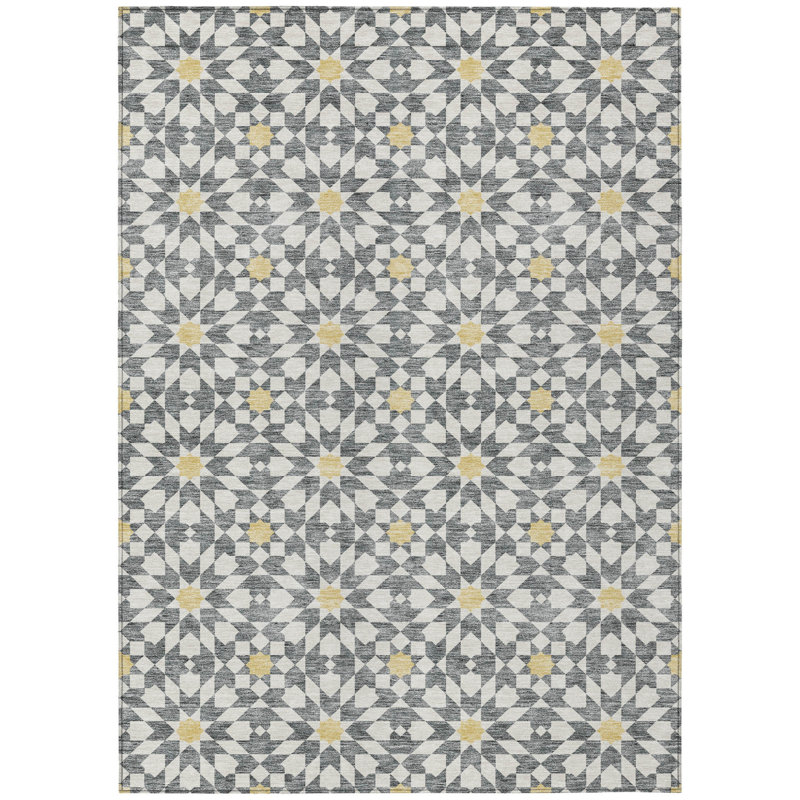 Tapis intérieur lavable 10 pi x 14 pi ivoire