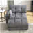 sofa bed, extra-large lounger, comfortable cloud sofa-928982431