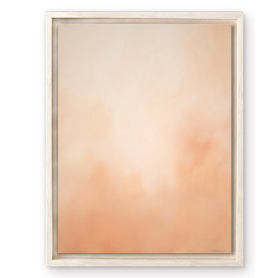 Abstract Underwater Clouds XIX by  - Floater Frame Print on Canvas