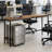 70.9 Inch Extra Long Industrial Console Table, Narrow Sofa Table with Rustic Entryway Design and Tall Bar Height for Living Room, Brown & Black