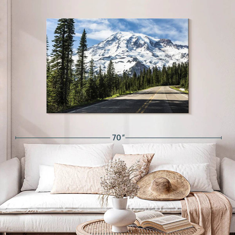 Mehar Road To Mount Rainier, H 32 po x l 48 po