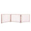 Clôture intérieure pour animaux 17,5 po, bois de pin, clôture intérieure pliable pratique 17,5 po, design