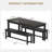 Efrat 4 - Person Four Leg Dining Set-110429718-98162476