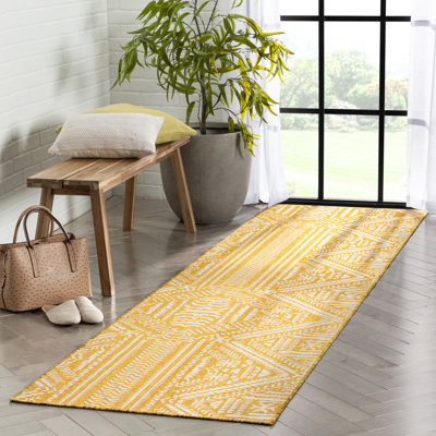 Well Woven Medusa Khalo Geometric Flat-Weave Indoor/Outdoor Area Rug