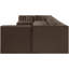 Tissu d'ameublement en velours Demars 9 pièces Demars Canapé modulaire modulaire-702481574-702481575
