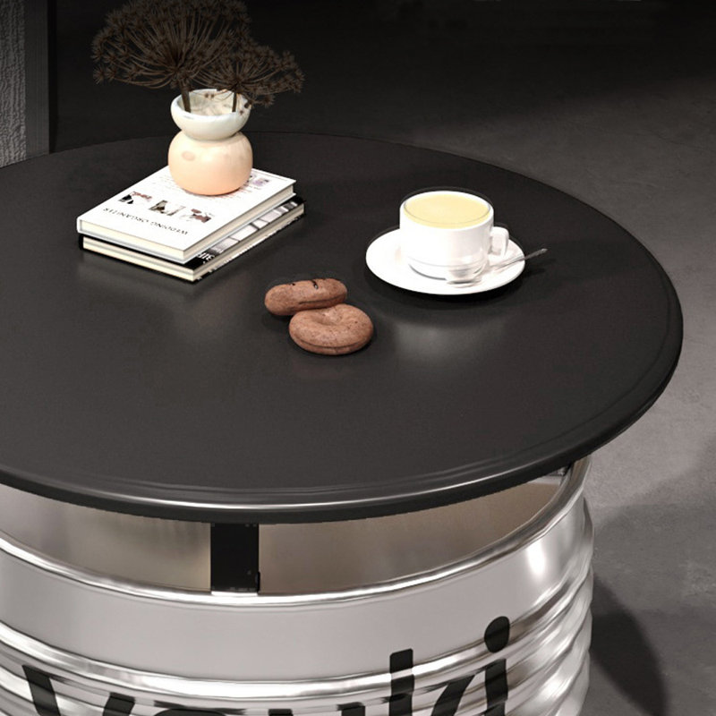 Ensemble de salle à manger 27,56 po Kallfelz, Argent / noir, 3, Argent