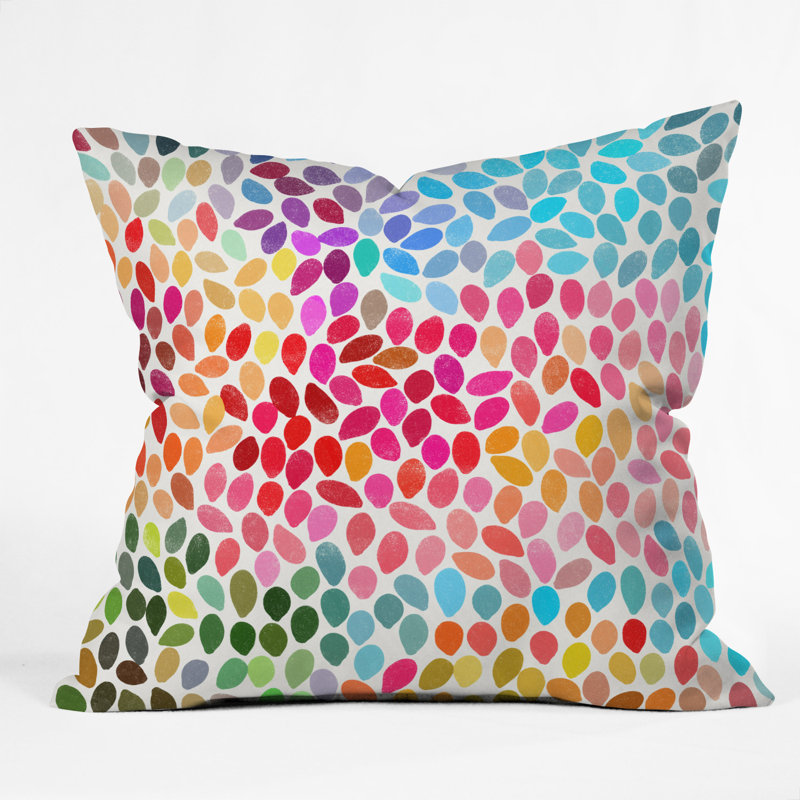 Housse et insert de coussin carré Akuji Hagaman Rain, 26 po x 26 po
