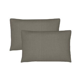 Ensemble de 2 coussins décoratifs d'extérieur Sunbrella, coussins décoratifs lombaires rectangulaires avec housses (Ensemble de 2)