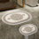 Ensemble de luxueux tapis de bain (2 pièces) en polyester brun, 19,7 po x 23,6 po et 23,6 po x 39,4 po | 100% polyester, 25,0 oz / verge carrée | Dessous antidérapant, antibactérien, facile à nettoyer | Parfait pour tout décor de salle de bain