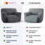 Housse extensible pour fauteuil inclinable - Facile à nettoyer et durable - Collection Comfort-107444053-123339425