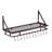 30-Inch Oiled Bronze Wall-Mounted Pot Rack with 12 Hooks - Farmhouse Style-193883091