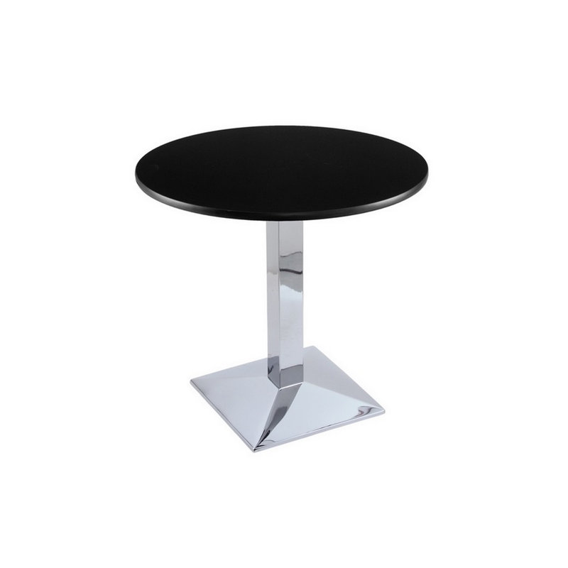 Table de salle à manger, Chrome, H 30 po x L 30 po x l 30 po