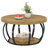 31.5in Round Coffee Table with Storage