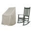 Chaise berçante d'extérieur avec housse de chaise berçante Emjay