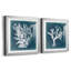 Azure Coral I - ensemble de 2 cadres photo-948172048-948172051
