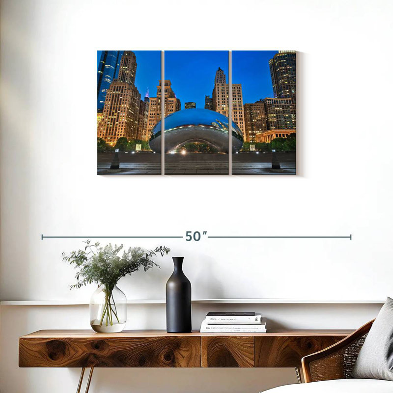 Sireci Cloud Gate Sculpture, 20" H x 33" W