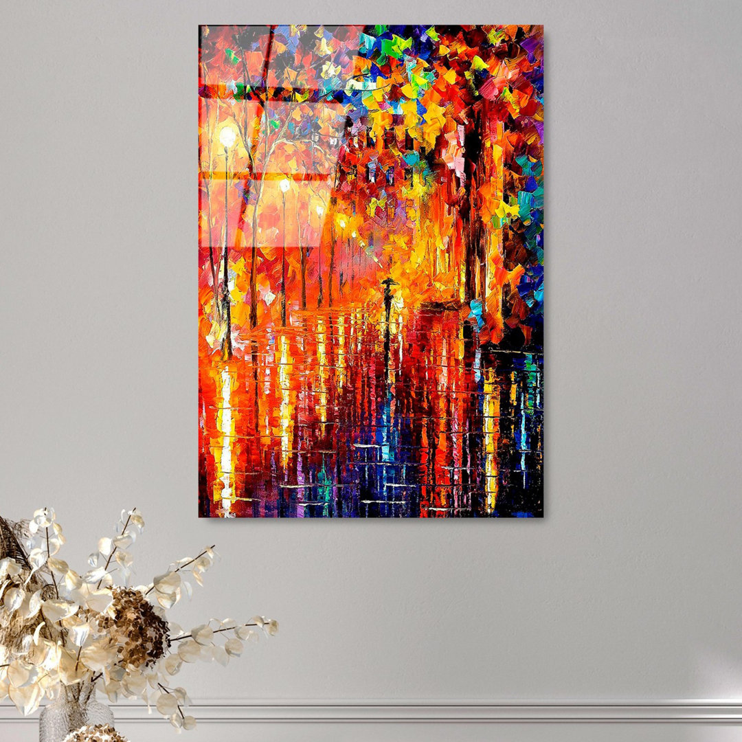 Decorative Tempered Glass Painting