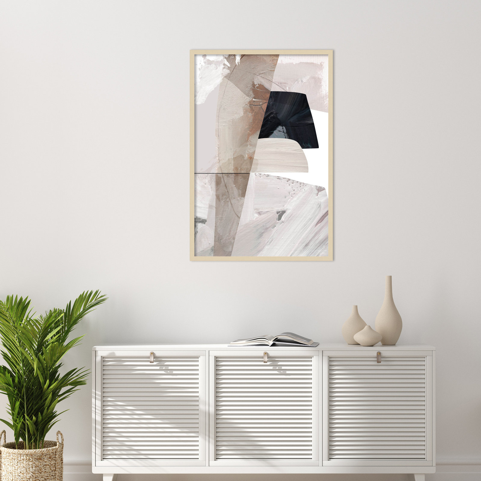 Peleg "Caves" Print by Dan Hobday, Brown, 41" H x 28" W