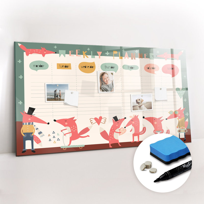 Magnetic Glass Dry Erase Board
