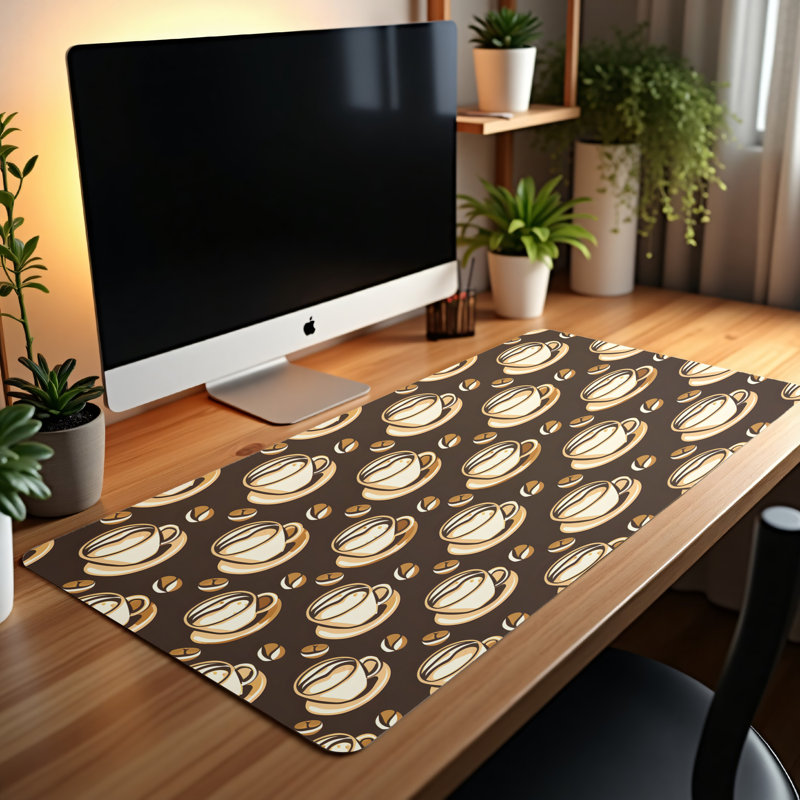 Polyester Desk Pad, 14.4x12.1