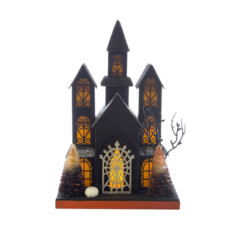Maison hantée à DEL noire