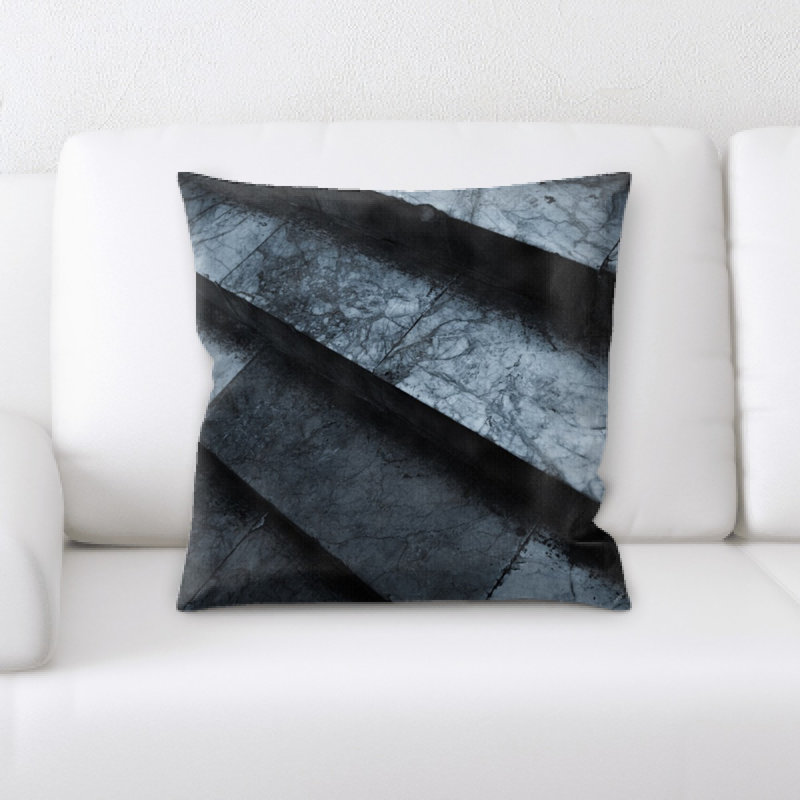 Stone Microsuede Reversible Throw Pillow