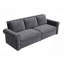 Canapé Chesterfield, canapé-lit gigogne 93,7 po, canapé-lit convertible en velours 3 en 1 avec garniture cloutée et accoudoirs roulés, canapé-lit multifonctionnel pour le salon, la chambre à coucher-723702740