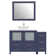 Karson 48'' Single Bathroom Vanity with Engineered Marble Top with Mirror