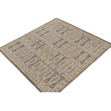 Scandinavian Wool Geometric Area Rug