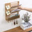 Wall Mail Organiser With Key Hooks, Wall Baskets and Mail Storage-880165433