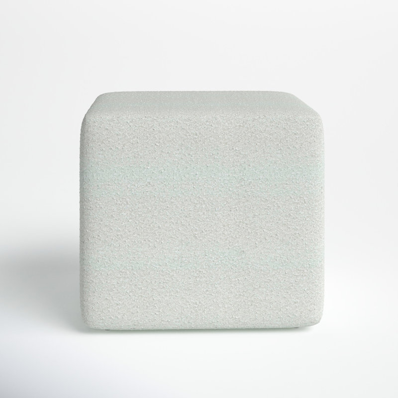 Era Upholstered Ottoman, Classic Ivory Boucle