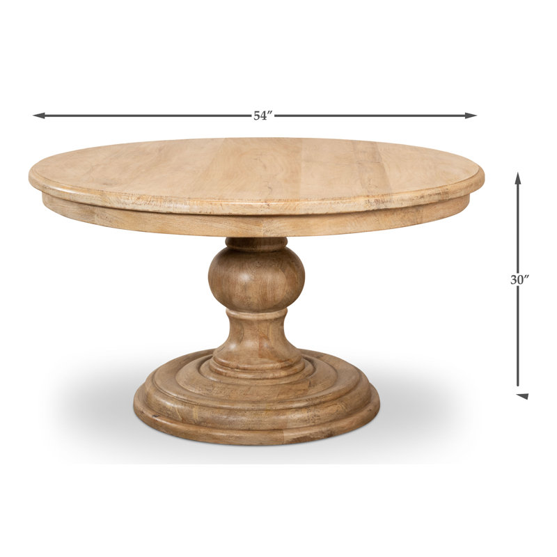 Guillermo Round Solid Wood Dining Table