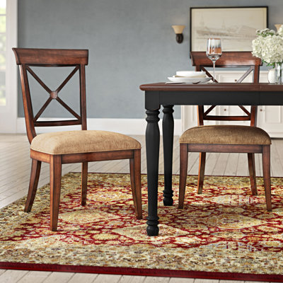 Mylah 19'' H Upholstered Cherry Side Chair
