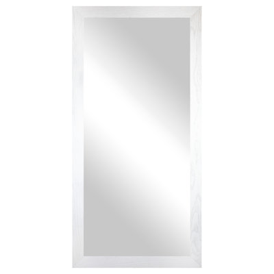 Gracie Oaks Ozark Hardwood Floor Mirror Red Oak