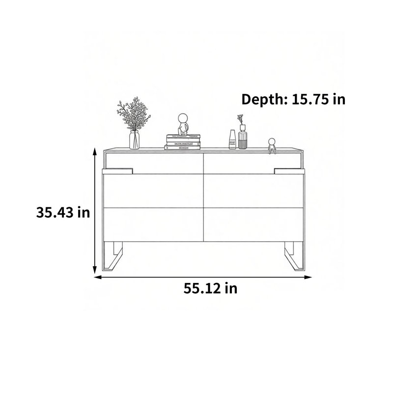 Armoire de rangement Conscious, H 35,43 po x l 55,12 po x P 15,75 po, Crème